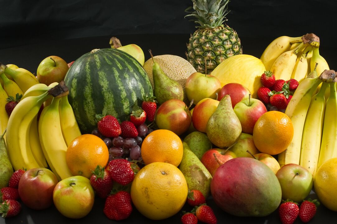 Les fruits sont porteurs de complexes vitaminiques. 